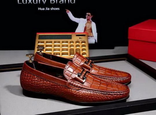Salvatore Ferragamo Business Men Shoes--063